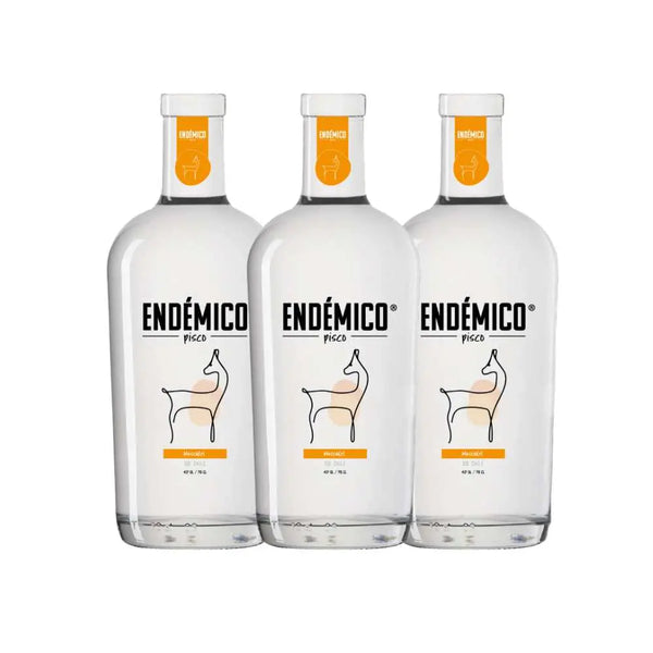 PACK 3 PISCO ENDÉMICO - MOSCATEL